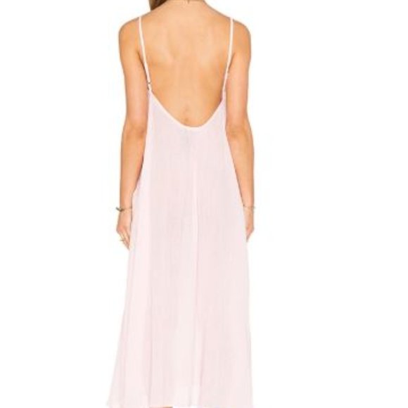 ✨NWT✨ Bobi Gauze Sleeveless Scoop Back Maxi Dress in "Lipgloss" - Picture 2 of 7